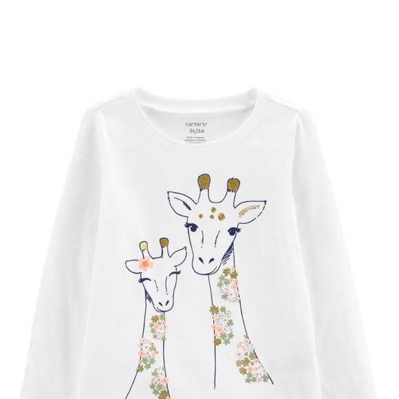 2 NWT Carter’s long sleeve graphic tshirts - Picture 2 of 10